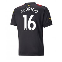 Manchester City Rodri Hernandez #16 Fotballklær Bortedrakt 2022-23 Kortermet